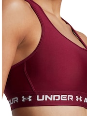Under Armour Red Crossback Mid Support Bra - Image 11 of 13