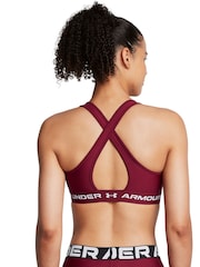Under Armour Red Crossback Mid Support Bra - Image 2 of 13