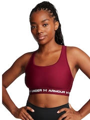 Under Armour Red Crossback Mid Support Bra - Image 9 of 13