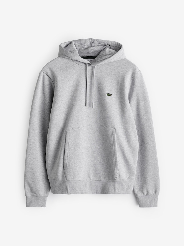 Lacoste Logo Cotton Hoodie - Image 4 of 4