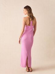 Ro&Zo Ribbed Knit Halter Dress - Image 2 of 8