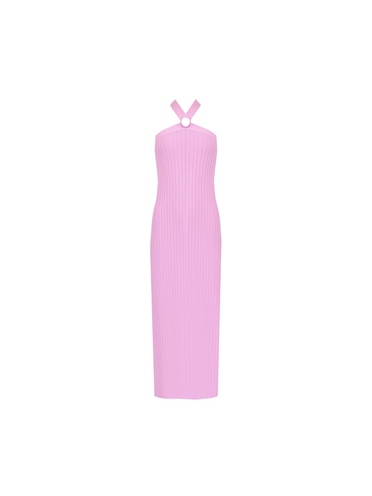 Ro&Zo Ribbed Knit Halter Dress - Image 8 of 8