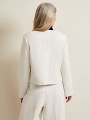 Phase Eight Cream Petite Ripley Bouclé Jacket - Image 2 of 6