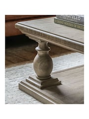 Gallery Home Natural Eastfield Square Coffee Table - Image 3 of 5