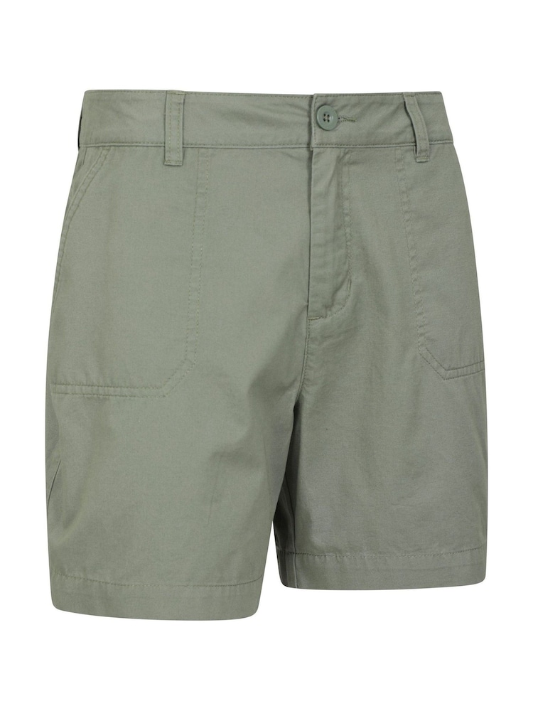 Mountain Warehouse Green Bayside 100% Cotton Womens Shorts - Image 3 of 5