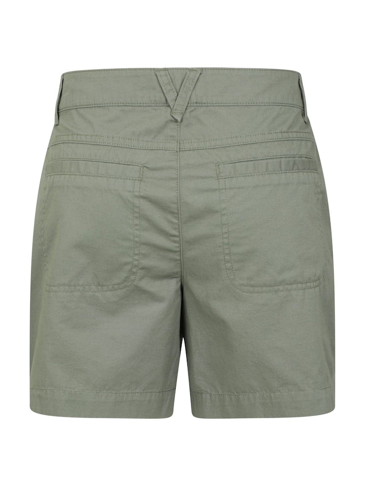 Mountain Warehouse Green Bayside 100% Cotton Womens Shorts - Image 4 of 5