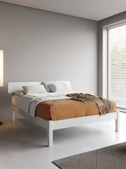 Get Laid Beds White The Deco Solid Wood Bed - Image 1 of 2
