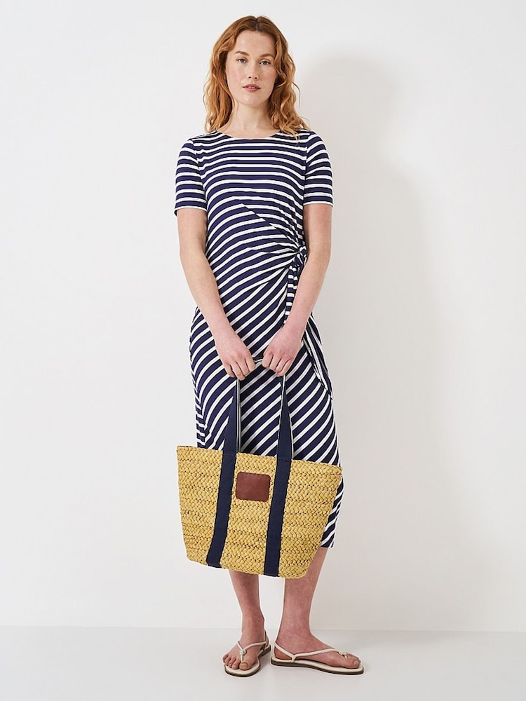 Crew Clothing Straw Tote Bag - Image 2 of 2 Crew Clothing Straw Tote Bag - Image 2 of 2