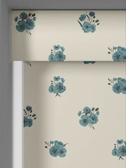 Sophie Allport Blue Poppies Made to Measure Roller Blinds - Image 5 of 6