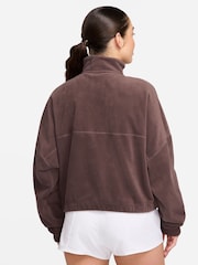 Nike Brown One Therma-FIT Cosy Half Zip Fleece - Image 2 of 3
