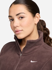 Nike Brown One Therma-FIT Cosy Half Zip Fleece - Image 3 of 3