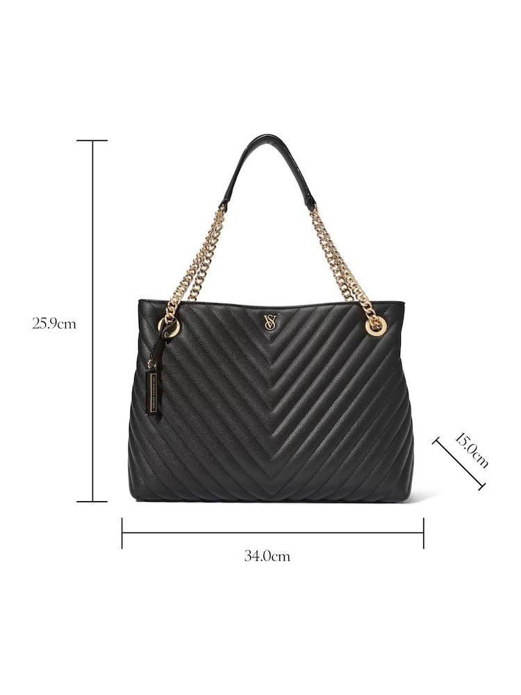 Victoria's Secret Black Tote Bag - Image 4 of 4