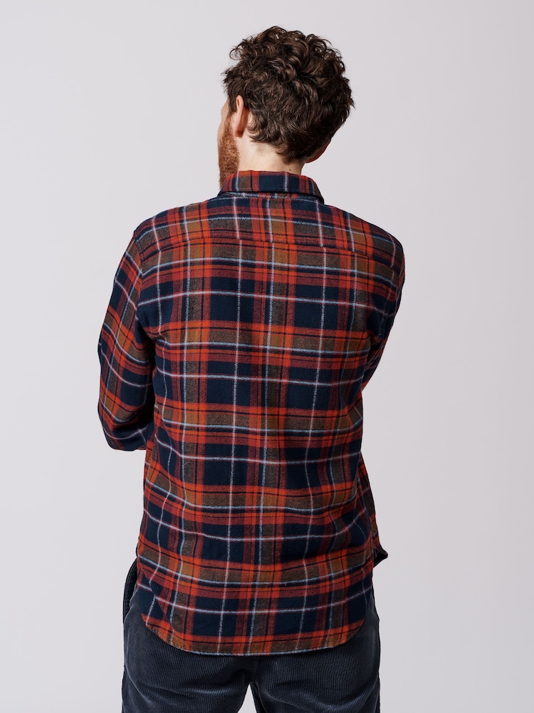 Aubin Crowle Flannel Check Shirt - Image 2 of 7