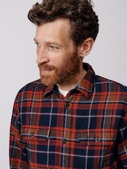 Aubin Crowle Flannel Check Shirt - Image 4 of 7