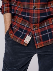 Aubin Crowle Flannel Check Shirt - Image 5 of 7