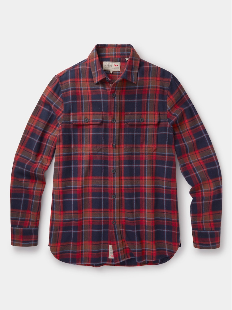 Aubin Crowle Flannel Check Shirt - Image 7 of 7