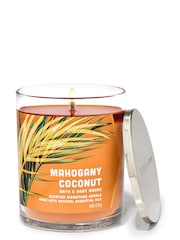 Bath & Body Works Mahogany Coconut Mahogany Coconut Signature Single Wick Candle 8 oz / 227 g - Image 1 of 1