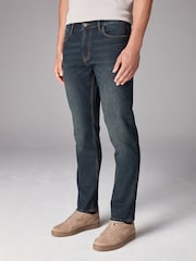 Blue Dark Slim Fit Comfort Stretch Jeans - Image 1 of 13