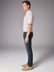 Blue Dark Slim Fit Comfort Stretch Jeans - Image 5 of 13