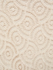 Mango Cream Crochet Midi Skirt - Image 2 of 2