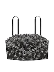 Victoria's Secret Black Ziggy Glam Embroidered Corset Bra Top - Image 3 of 3