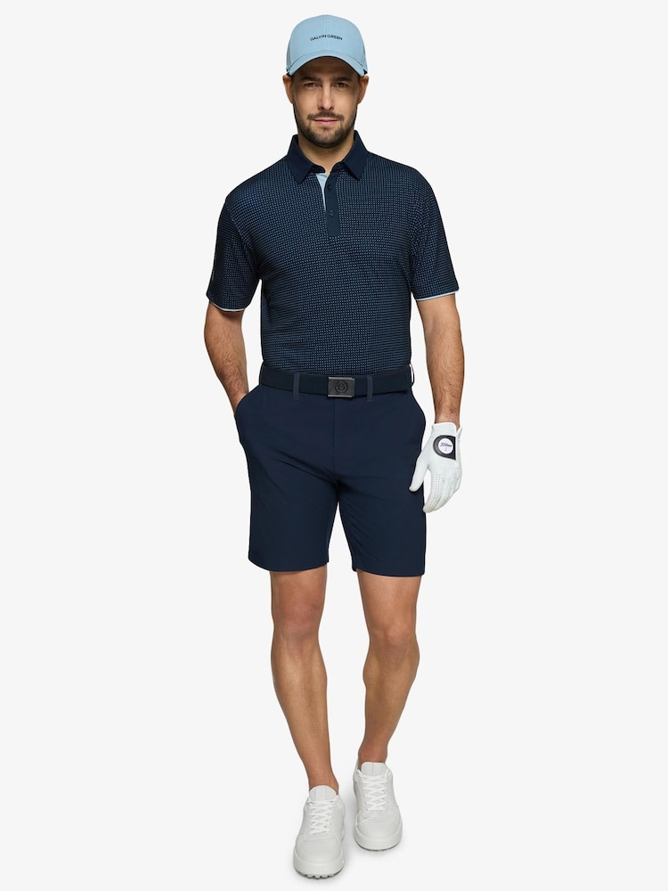 Galvin Green Blue Medley Golf Polo Shirt - Image 2 of 5 Galvin Green Blue Medley Golf Polo Shirt - Image 2 of 5