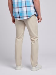 U.S. Polo Assn. Brown Mens Linen Blend Chinos - Image 4 of 6