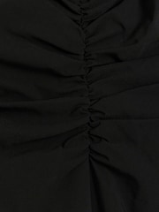 River Island Black Sleeveless Ruched Detail Dress - Image 4 of 4