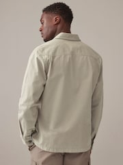 Stone Natural 100% Cotton Twin Pocket Shacket - Image 3 of 7