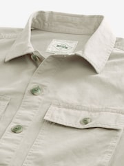 Stone Natural 100% Cotton Twin Pocket Shacket - Image 6 of 7