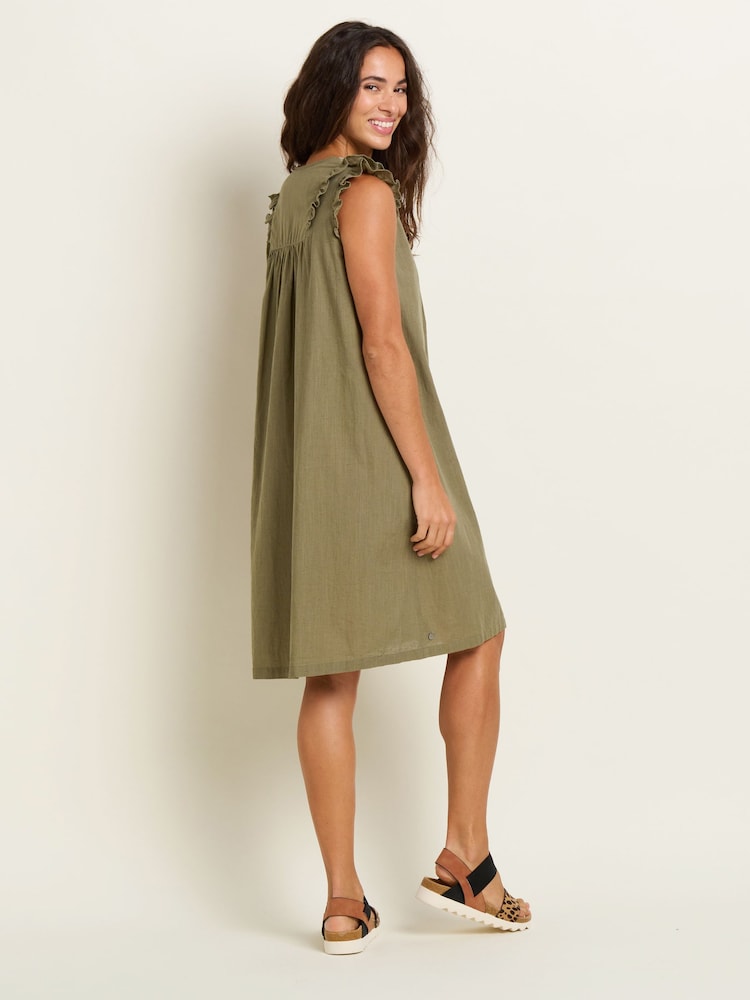 Brakeburn Green Kiera Dress - Image 2 of 4 Brakeburn Green Kiera Dress - Image 2 of 4