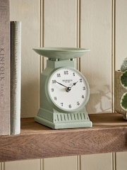 Sage Green Retro Scales Clock - Image 2 of 4