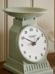 Sage Green Retro Scales Clock - Image 3 of 4