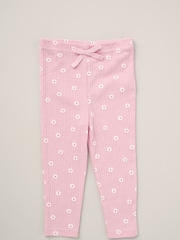 Lily & Jack Pink Broderie Detail Top Joggers And Headband Outfit Set 3 Piece - Image 4 of 5