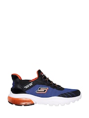 Azul - Zapatillas de deporte sin cierres para niños Razor Air Hyper-brisk de Skechers - Imagen 1 de 3