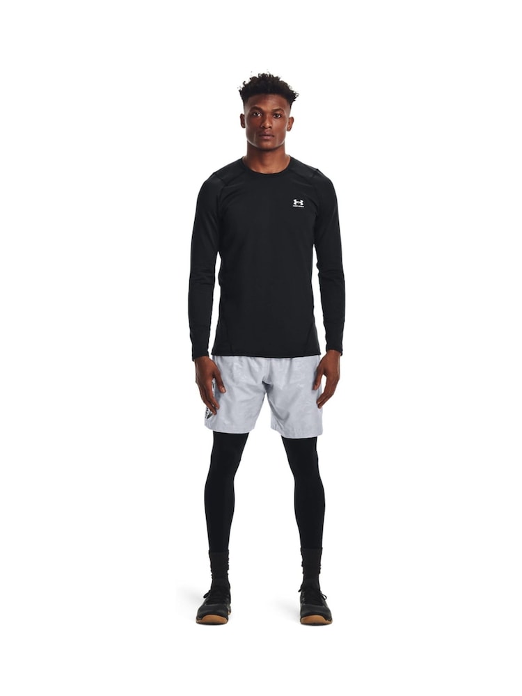 Under Armour Black Cold Gear Armour Fitted Sweat Top - Image 1 of 6