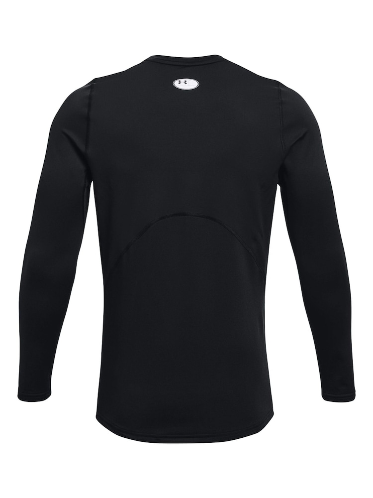 Under Armour Black Cold Gear Armour Fitted Sweat Top - Image 6 of 6