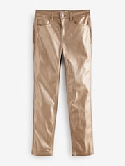 Champagne Gold Slim Straight Jeans - Image 6 of 8