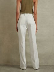 Pantalón de traje ancho de algodón Harper de Reiss - Imagen 5 de 6