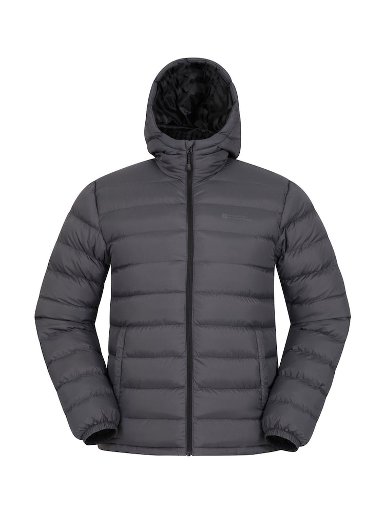 Mountain Warehouse Grey Seasons II Mens Water Resistant Padded Jacket - Image 1 of 5