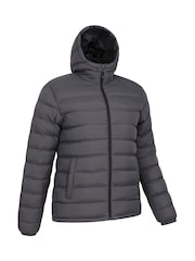 Mountain Warehouse Grey Seasons II Mens Water Resistant Padded Jacket - Image 2 of 5