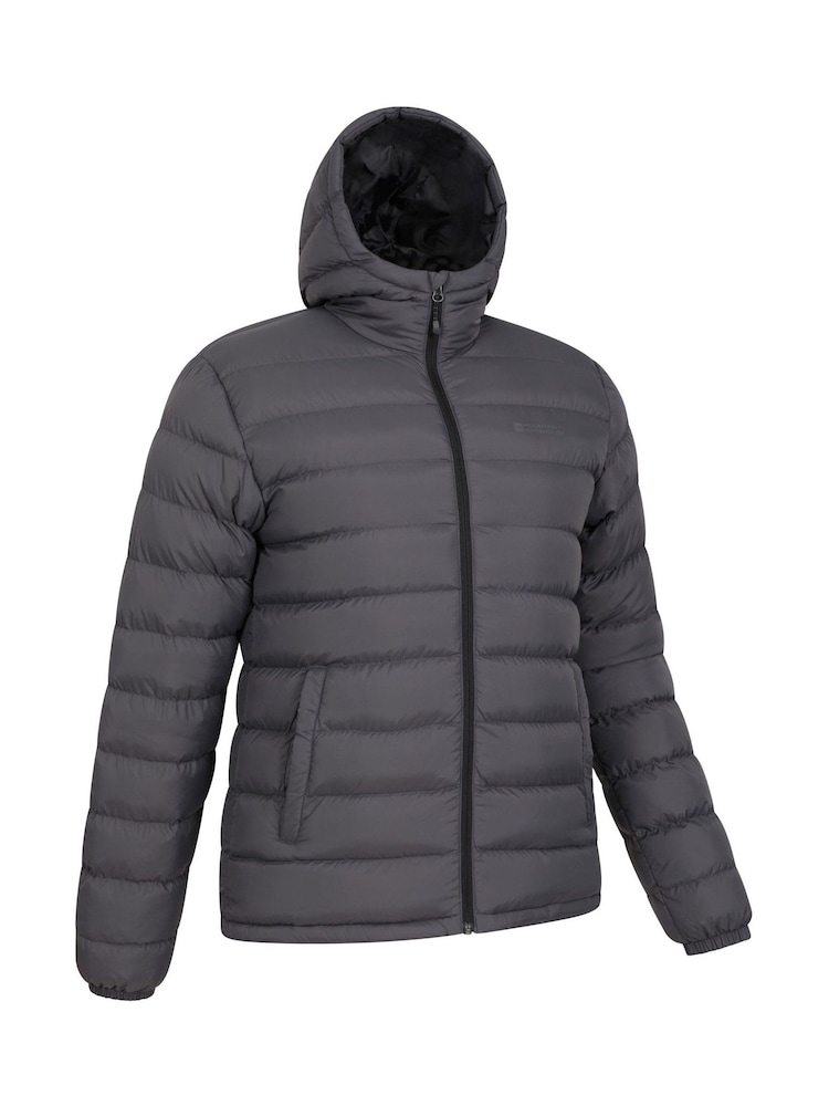 Mountain Warehouse Grey Seasons II Mens Water Resistant Padded Jacket - Image 2 of 5