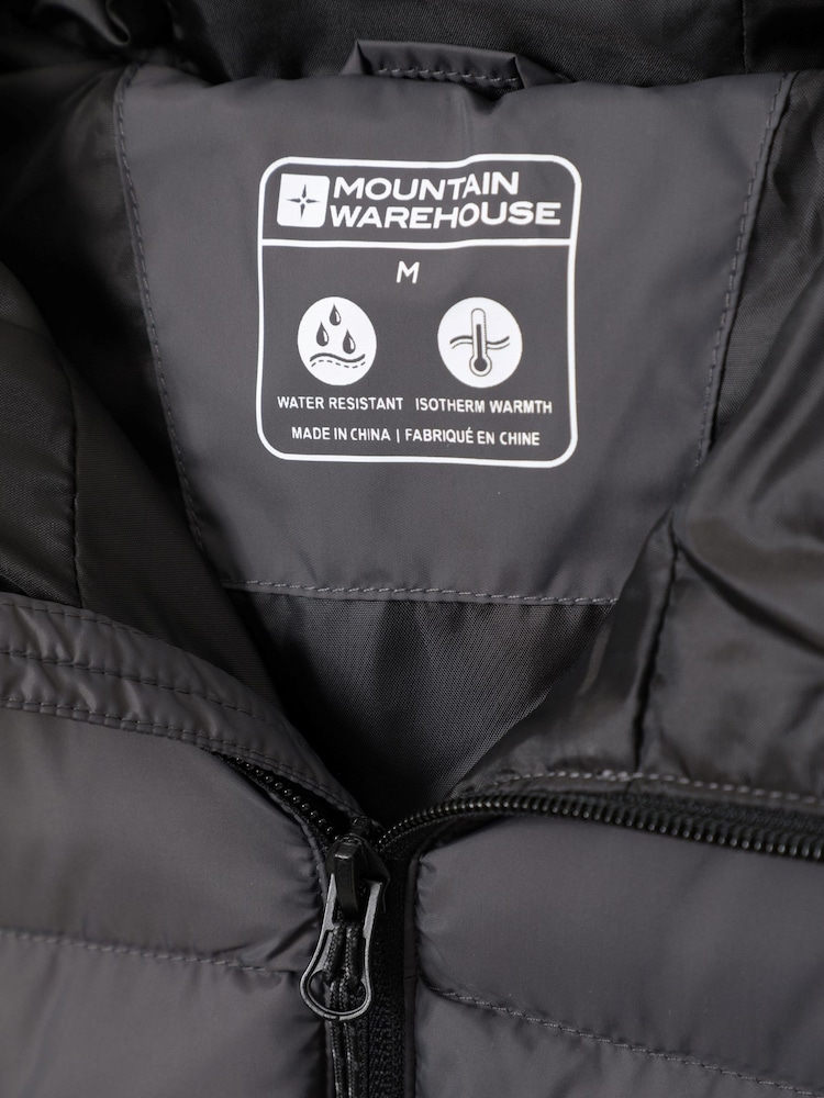Mountain Warehouse Grey Seasons II Mens Water Resistant Padded Jacket - Image 5 of 5