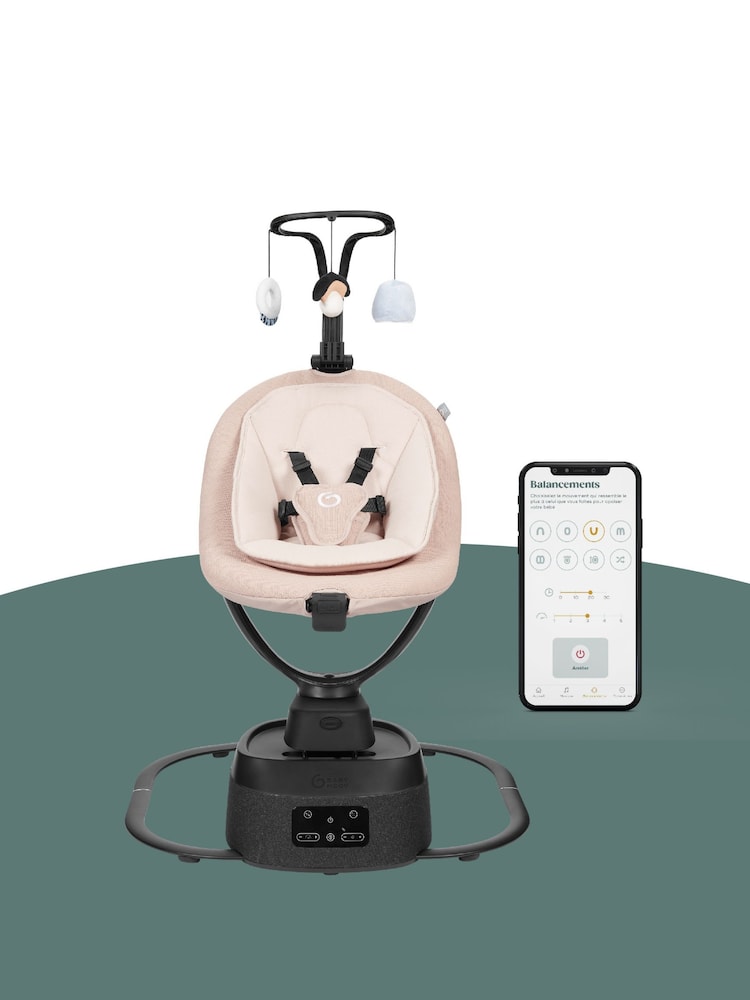 Babymoov Mocca Swoon Evolution Smart Connect MultiMotion Baby Sw Chair - Image 2 of 6