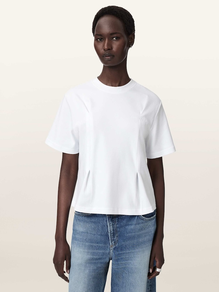 AllSaints White Sofia Lisa T-Shirt - Image 2 of 8