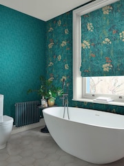Graham & Brown Green Organdy Silk Wallpaper - Image 1 of 3