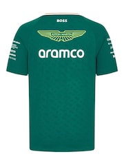 Fanatics Green Aston Martin Aramco Cognizant F1 2024 Team T-Shirt - Image 3 of 3