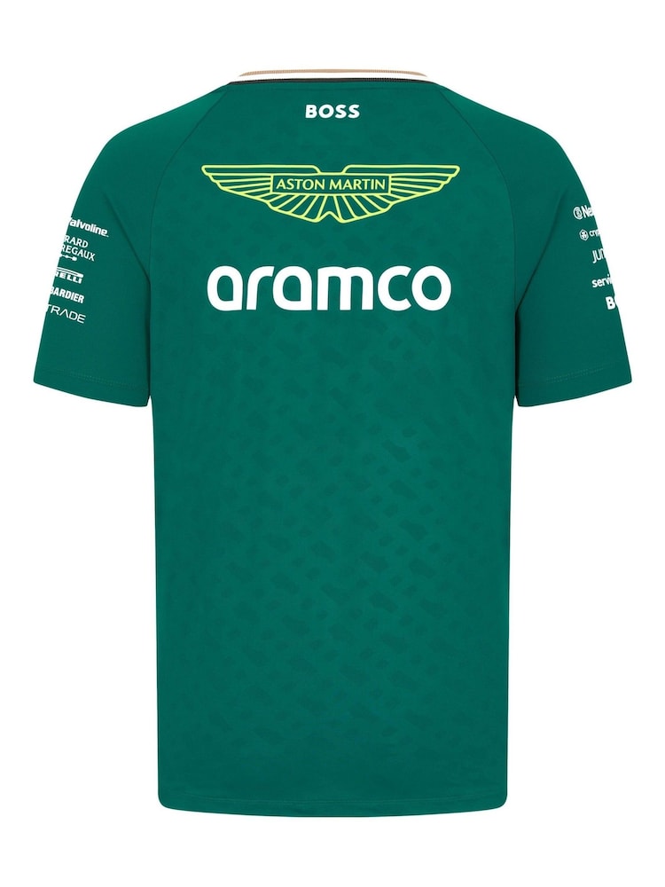 Fanatics Green Aston Martin Aramco Cognizant F1 2024 Team T-Shirt - Image 3 of 3
