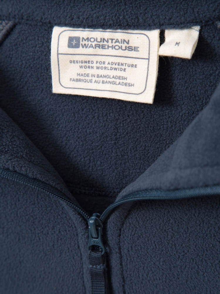 Mountain Warehouse Dark Blue Mens Ashbourne II Half Zip Fleece - Image 5 of 5
