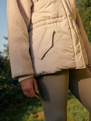 Ecru Teddy Borg Patch Jacket - Image 5 of 9